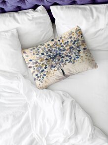 Tree Print Lumbar Pillow Cover, Modern Throw Pillow Case, Pillow Insert Not Include, For Sofa, Living Room - Multicolor - View 5