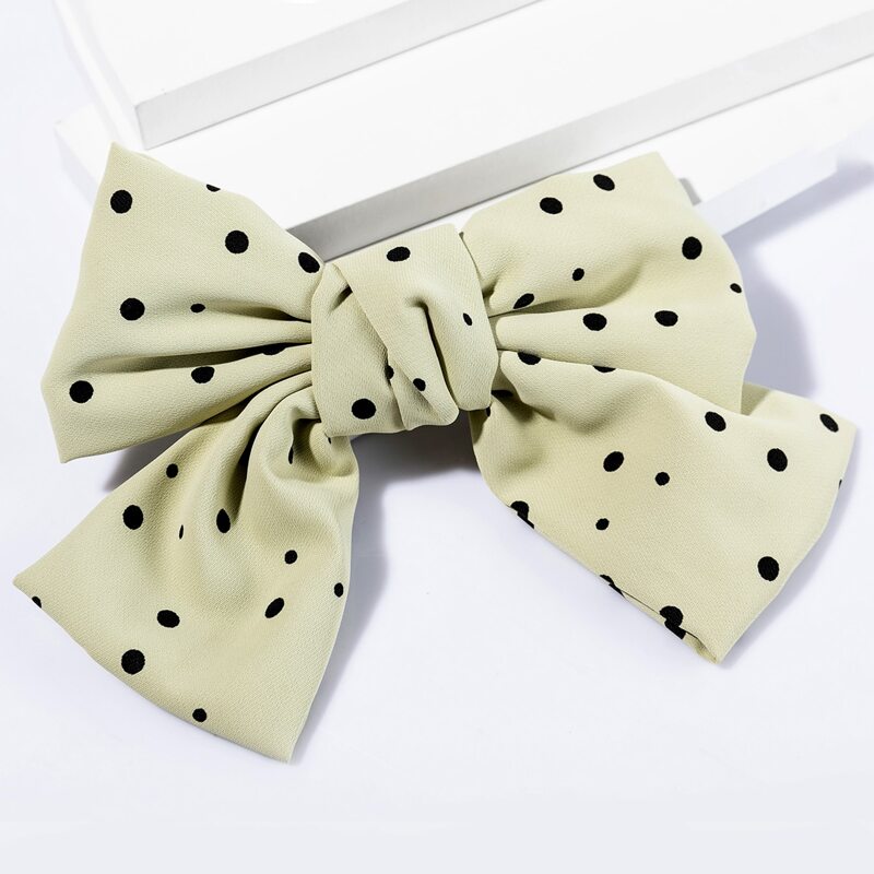 

Bow Hair Clip, Green