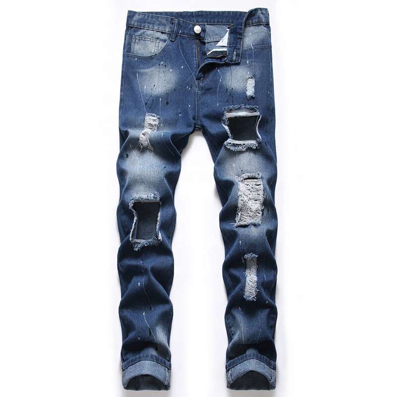 

Guys Ripped Jeans, Medium wash