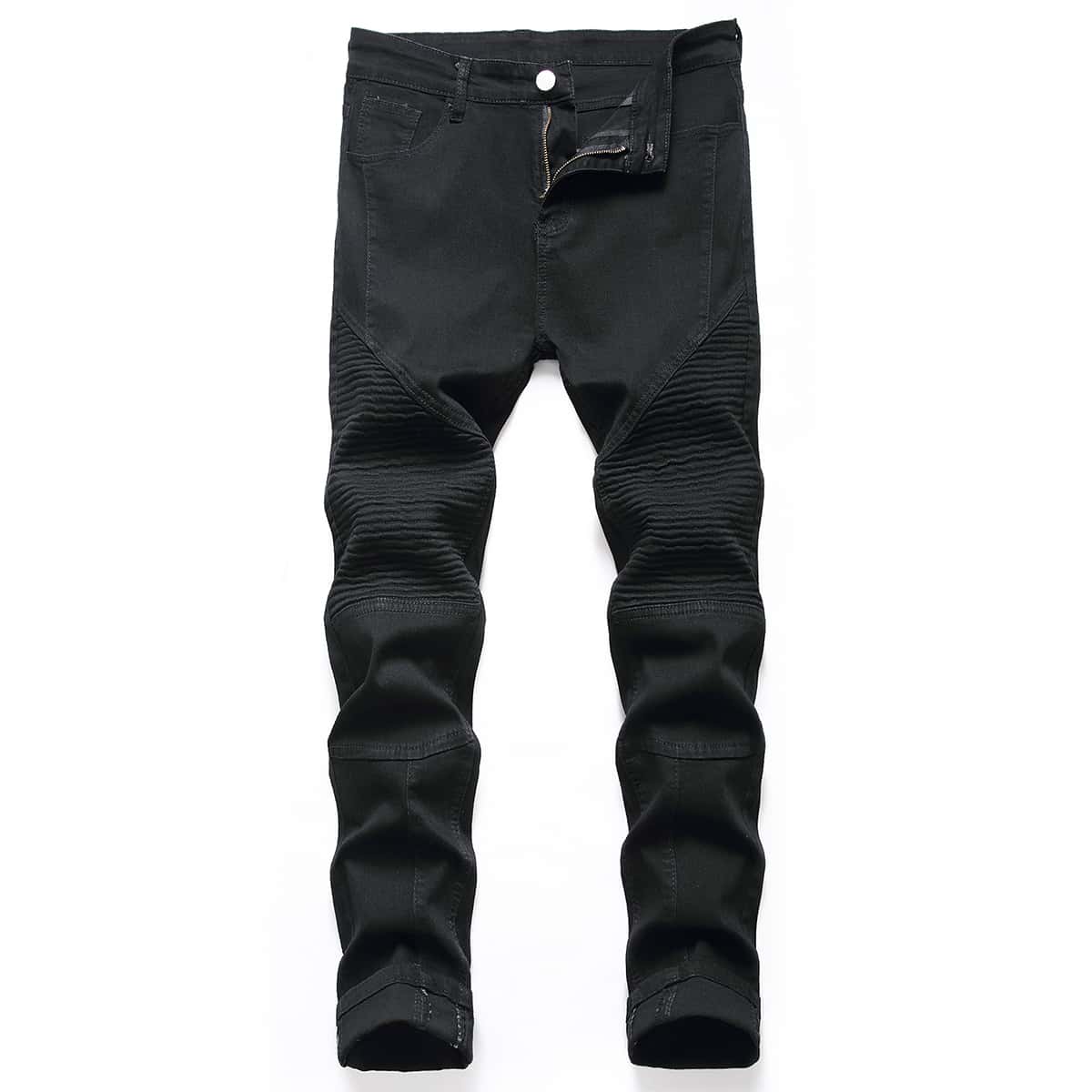 

Guys Ribbed Knee Jeans, Black
