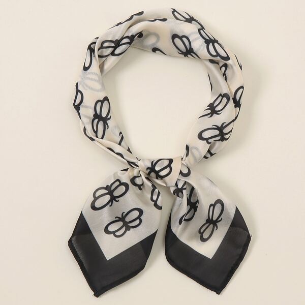 

Animal Print Bandana, White