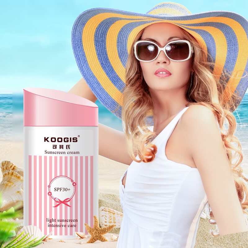 

Light Sunscreen Cream, White