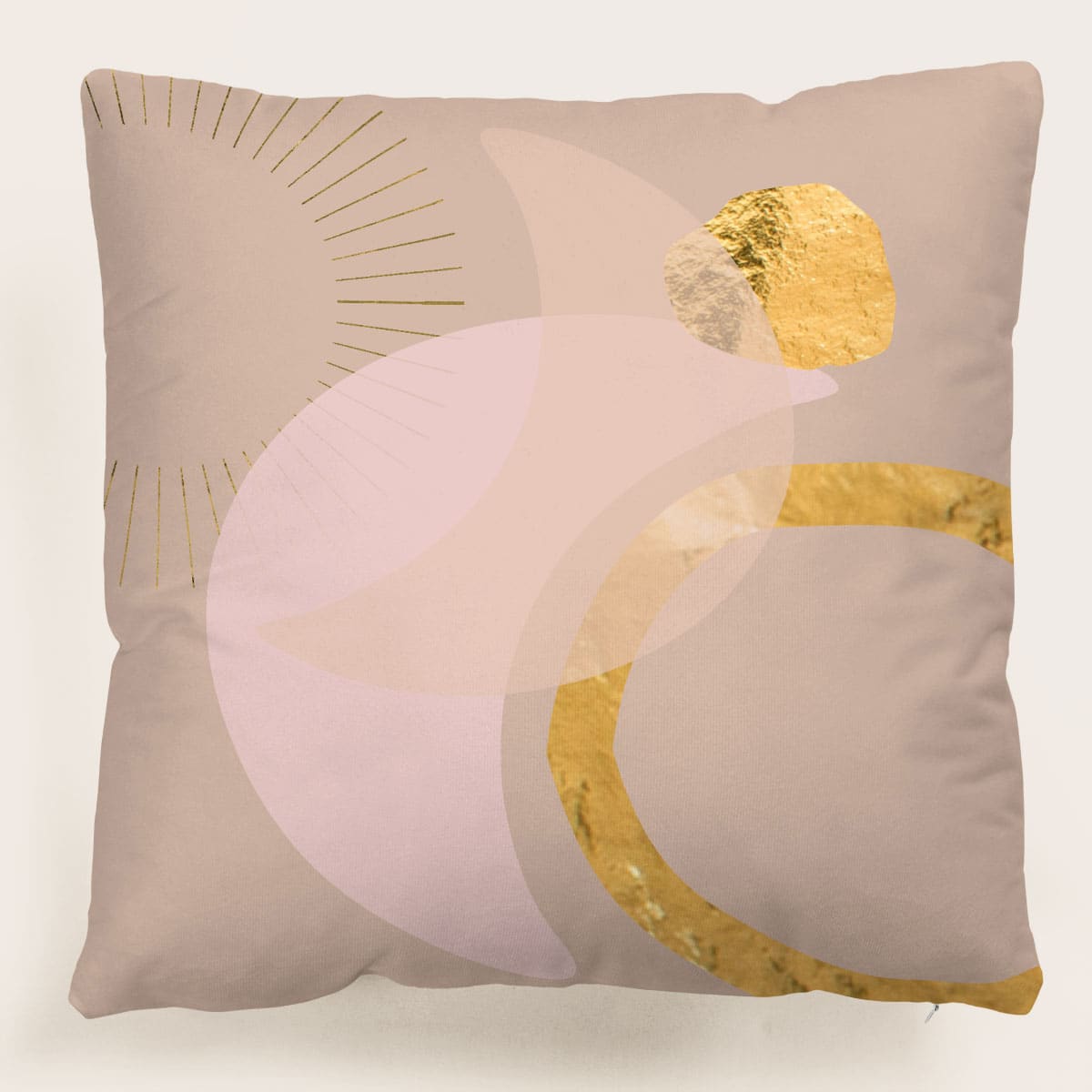 

1pc Moon Print Pillow Cover Without Filler, Multicolor