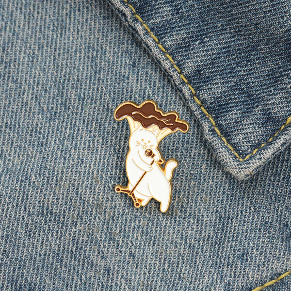 

1pc Cartoon Brooch, Multicolor