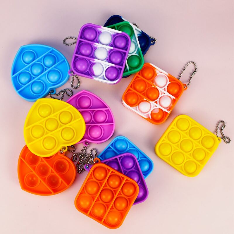 

1pc Random Mini Stress Relief Bubble Toy, Multicolor