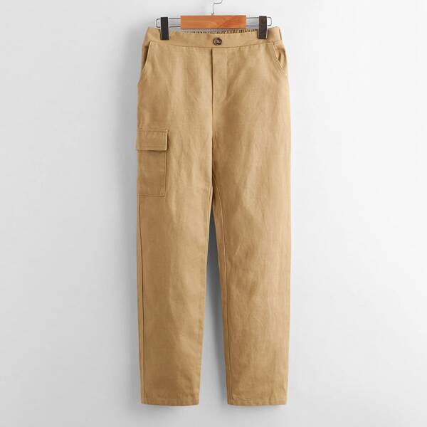

Boys Flap Pocket Pants, Khaki