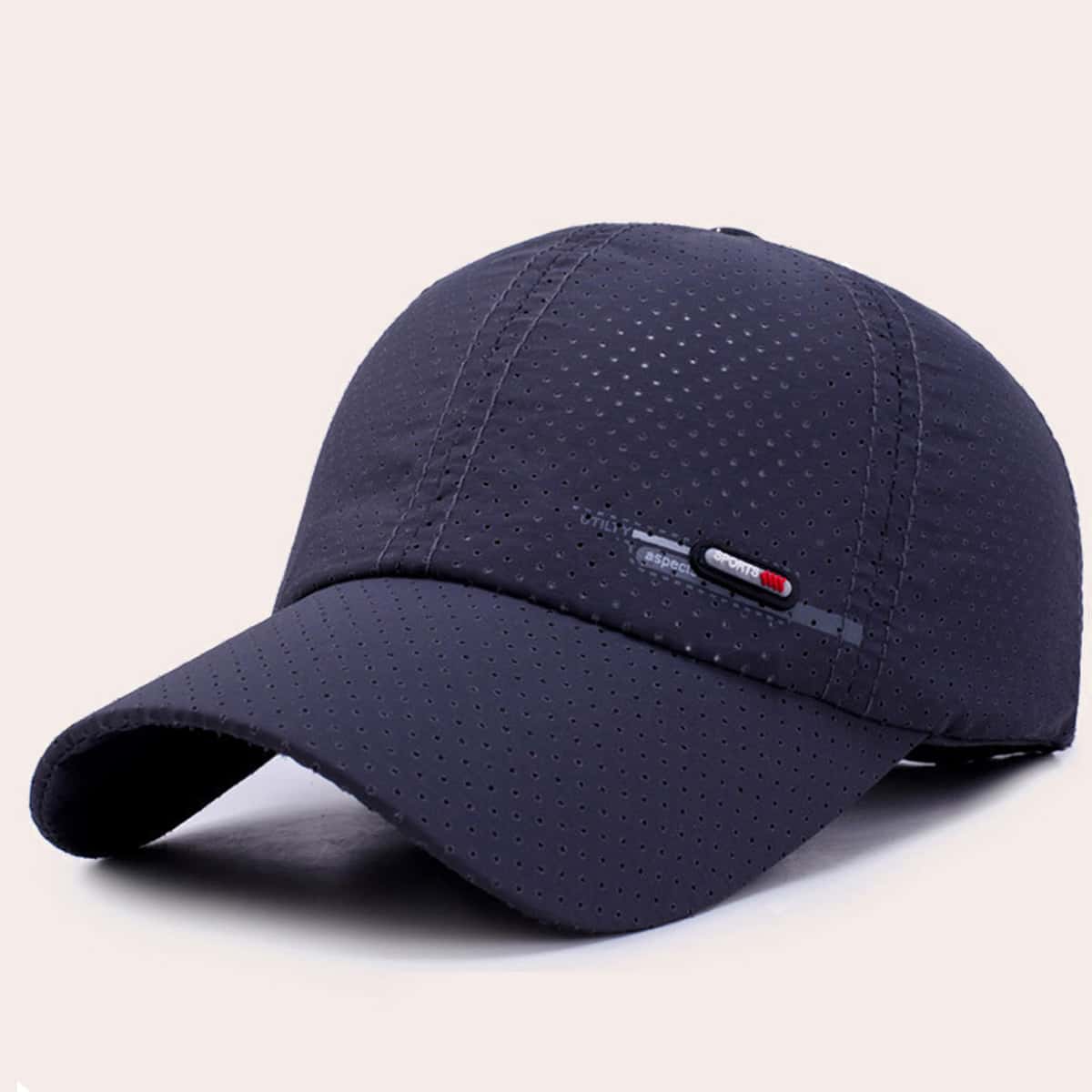 

Guys Perforated Baseball Cap, Blue