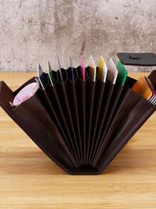 Ngăn đựng thẻ snap nam - màu đen - Xem 3