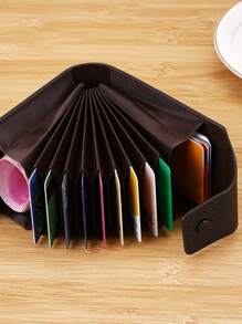 Ngăn đựng thẻ snap nam - màu đen - Xem 4