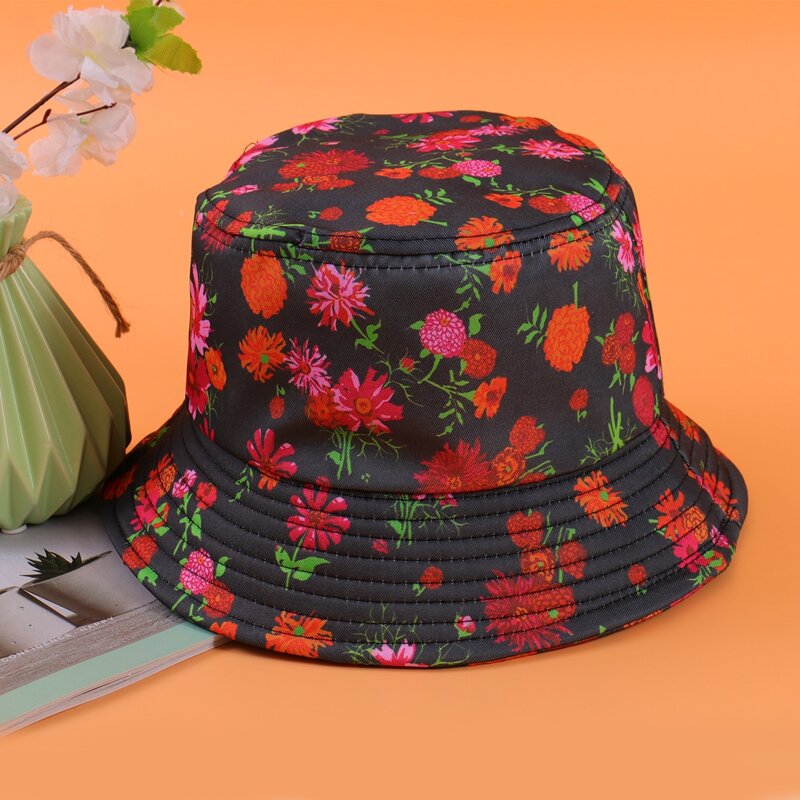 

Floral Print Bucket Hat, Multicolor