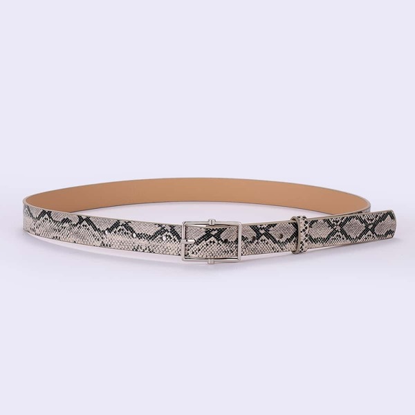 

Snakeskin Print Belt, Multicolor