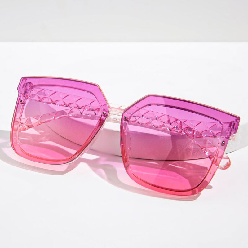 

Clear Frame Ombre Lens Sunglasses