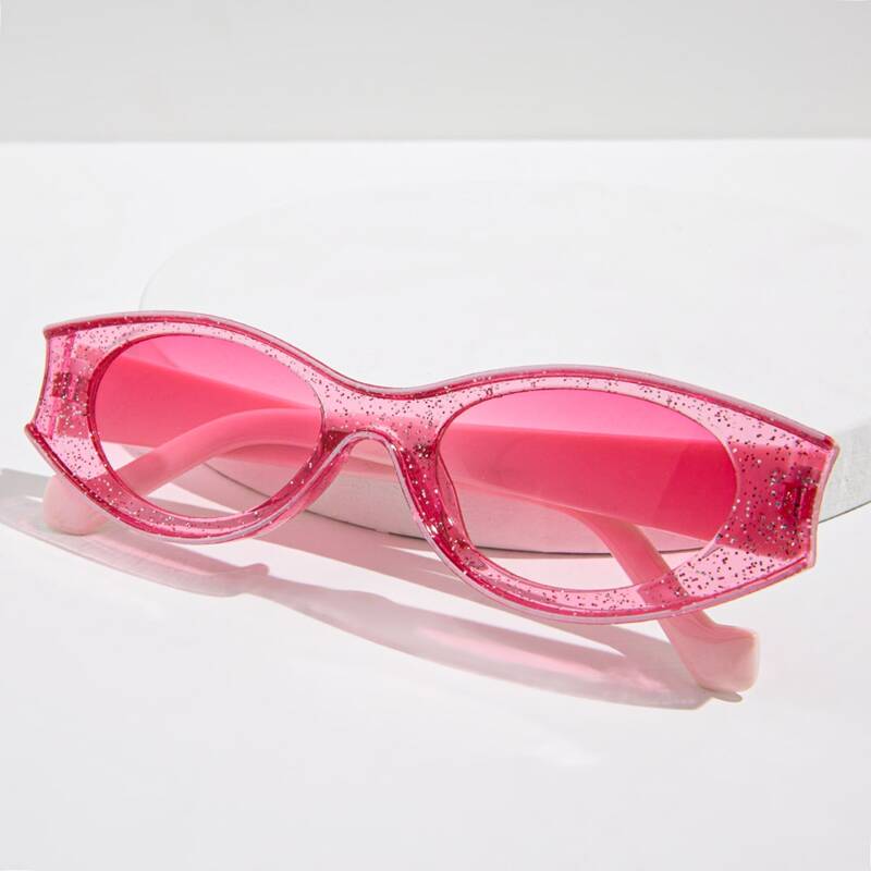 

Clear Frame Ombre Lens Sunglasses