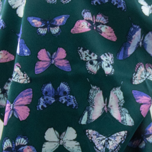 

Butterfly Print Extended Hair Bonnet, Multicolor