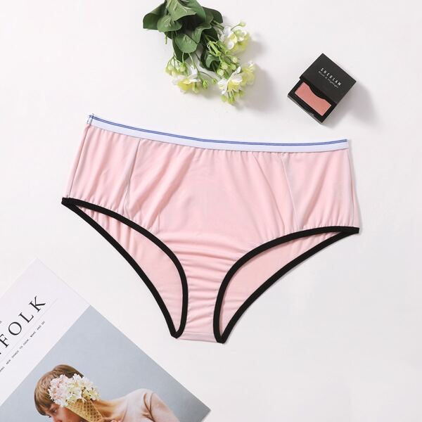 

Plus Rainbow Print Panty, Pink
