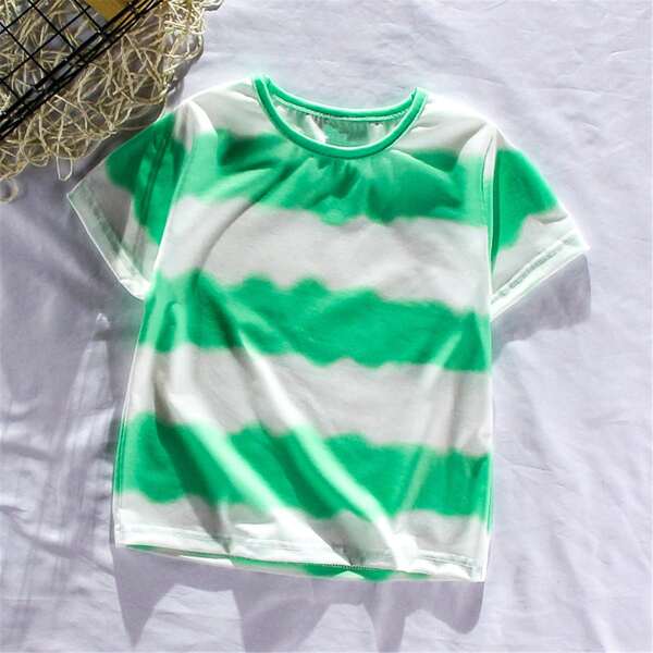 

Toddler Boys Cut And Sew Tee, Multicolor