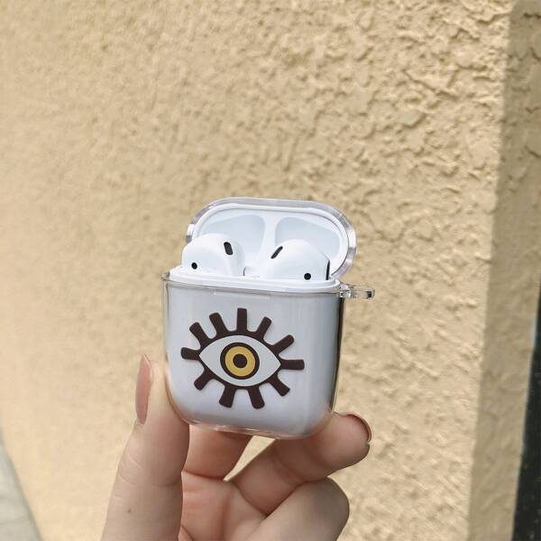 

Eye Pattern Clear Case For Airpods