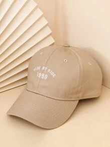 Casual Men's Khaki Baseball Cap, For Everyday Wear - Khaki - View 1