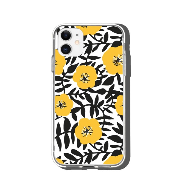 

Flower Pattern Phone Case, Yellow