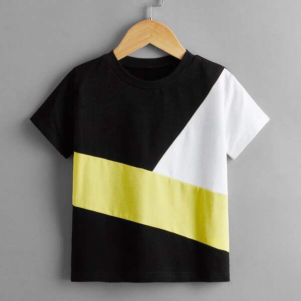 

Toddler Boys Cut And Sew Tee, Multicolor