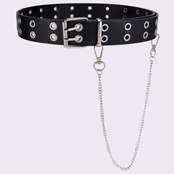 

135CM Plus Grommet Belt, Black