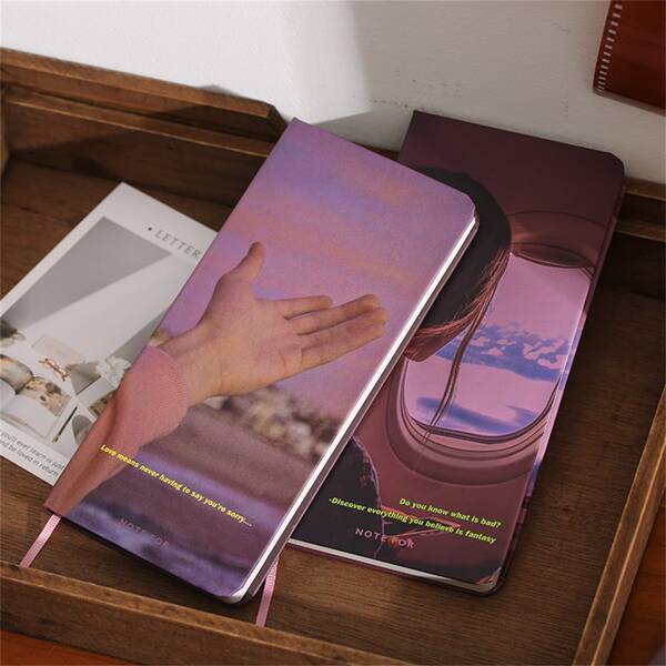 

1pc Mixed Pattern Cover Random Notebook, Multicolor