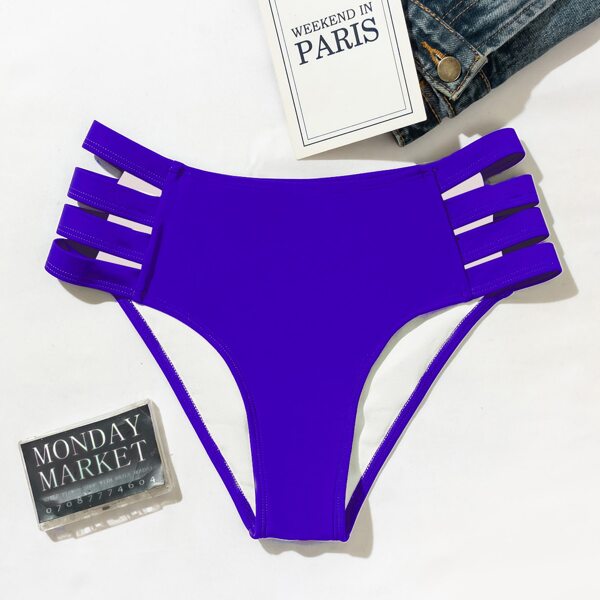 

Cut-out Side Bikini Panty, Royal blue