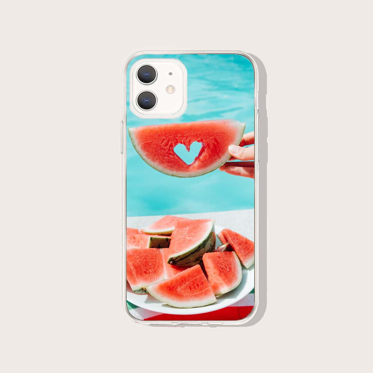 

Watermelon Print Phone Case, Multicolor