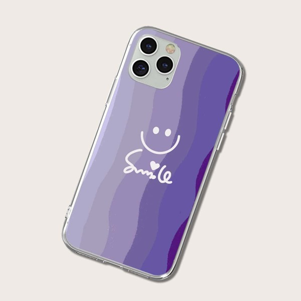 

Color Block Phone Case, Purple