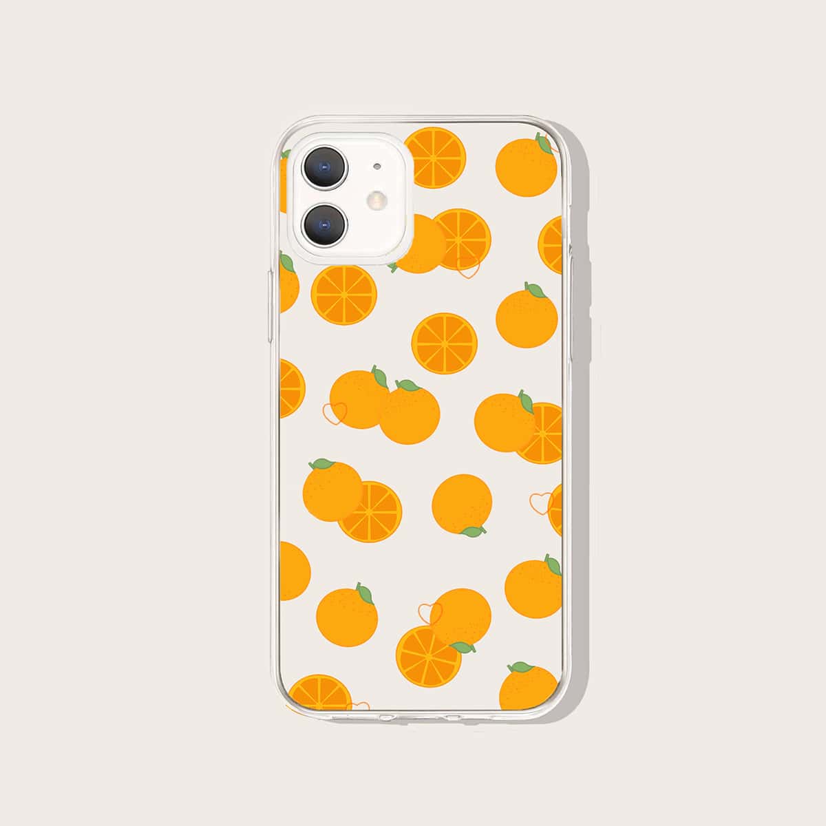 

Fruit Print Phone Case, Orange