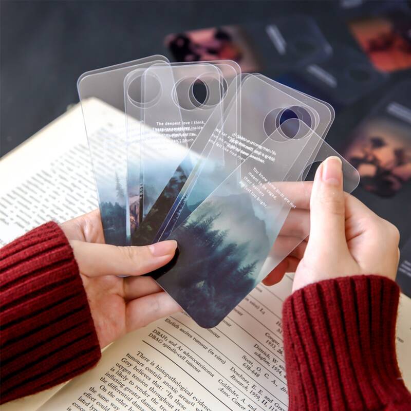 

10pcs Forest Pattern Bookmark, Multicolor