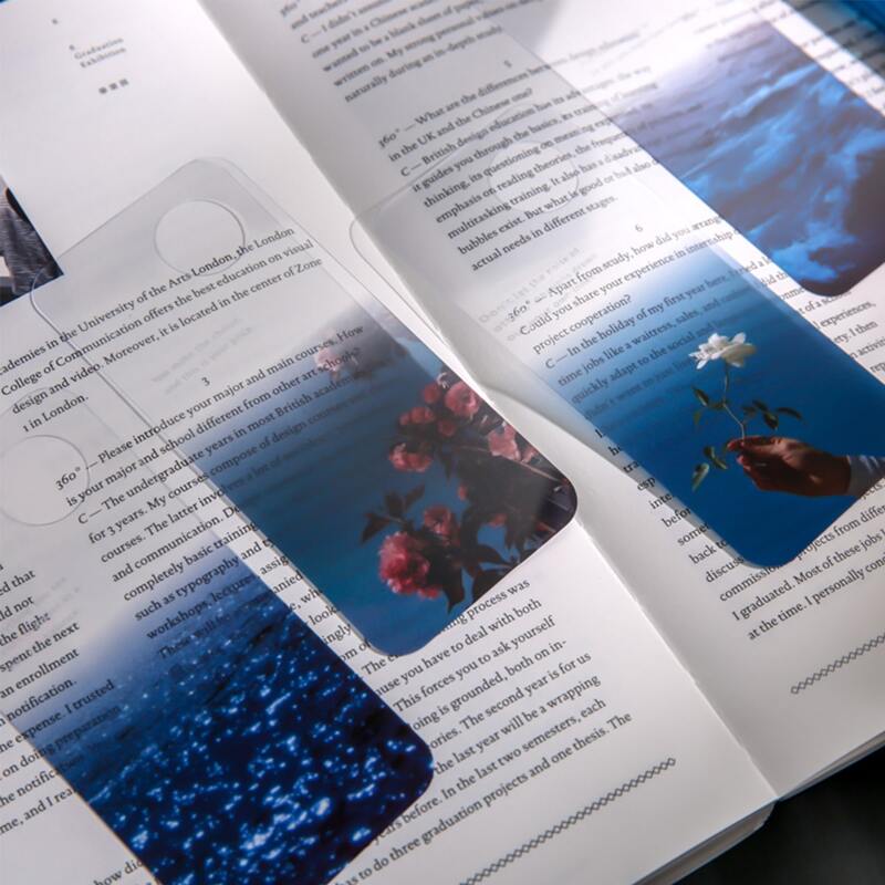 10pcs Sky & Sea Pattern Bookmark, Multicolor