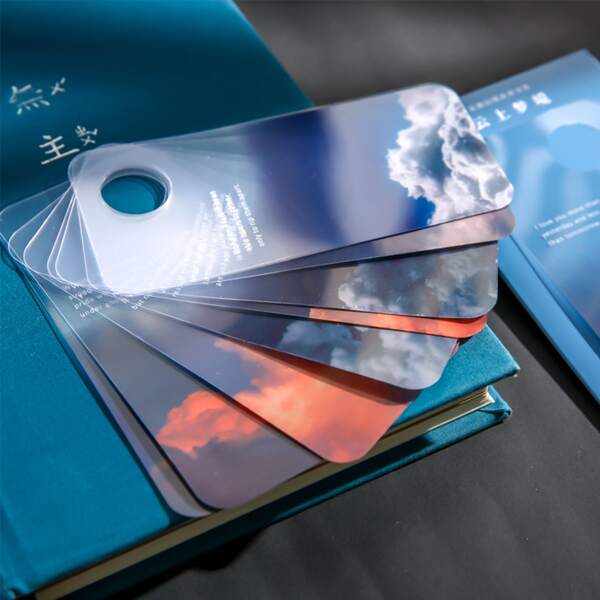 

10pcs Sky Pattern Bookmark, Multicolor