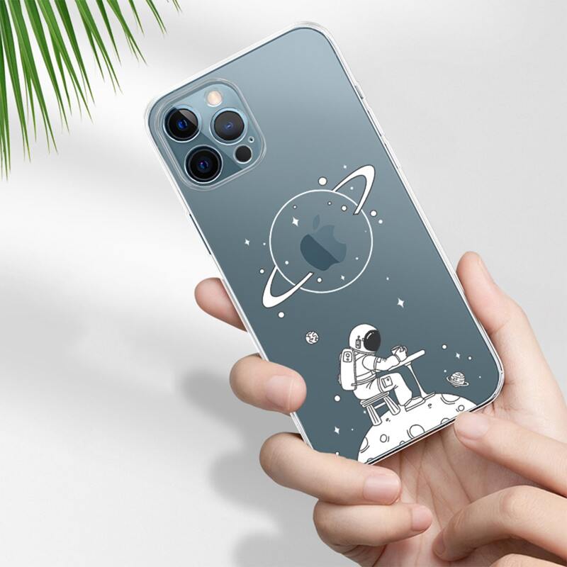 

Astronaut Clear Phone Case