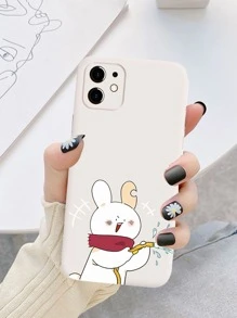 2pcs Funny Couple Cartoon Duck Phone Case - Multicolor - View 4