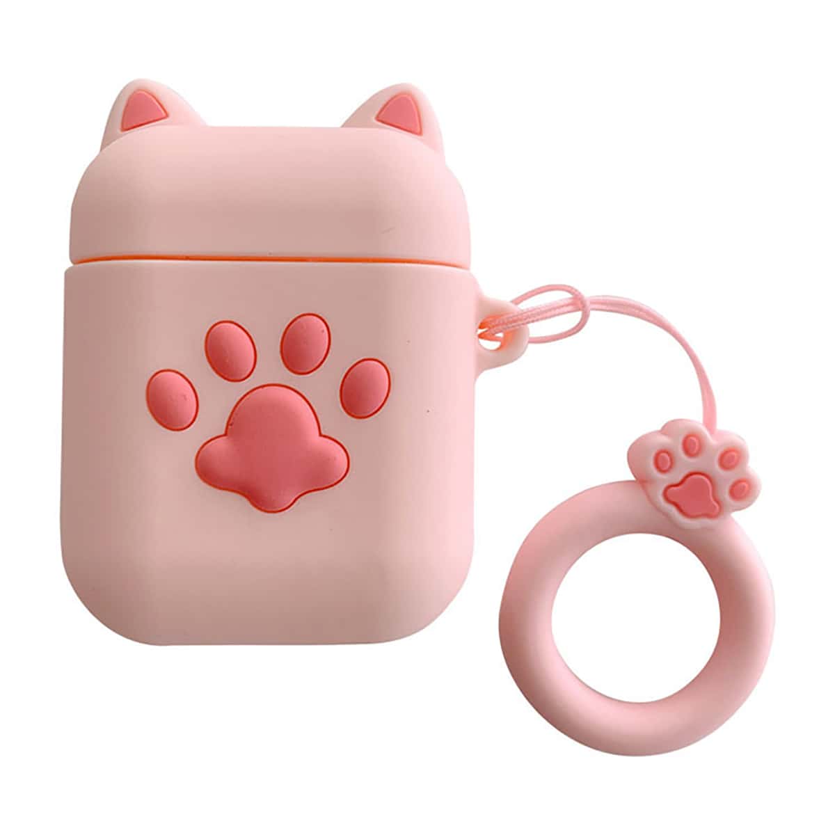

Cat Paw Design Airpods Case, Pink