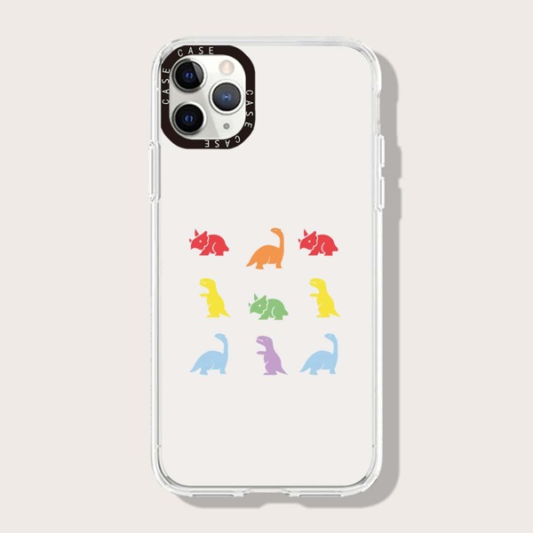 

Cartoon Dinosaur Clear Phone Case