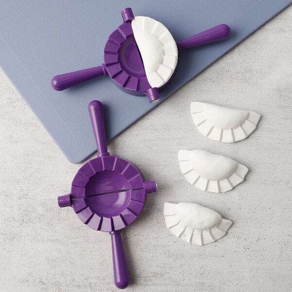 

1pc Plastic Dumpling Mold, Purple