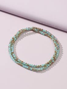 Accesorio de joya DIY con cuenta 4MM - Azul - Ver 2