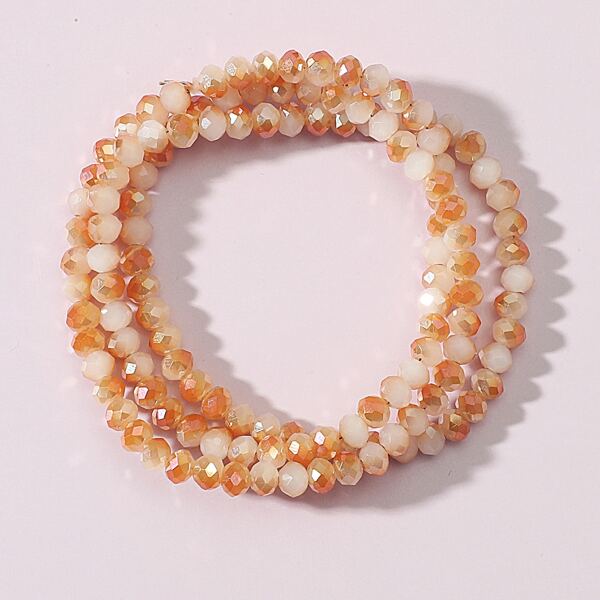 

4MM Bead DIY Jewelry Accessory, Multicolor