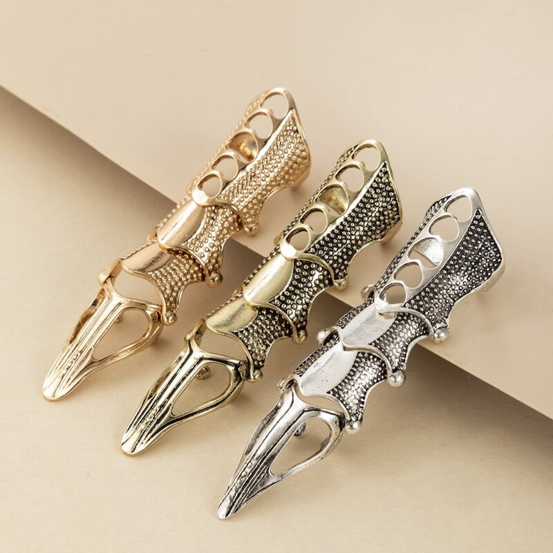 

3pcs Hollow Out Ring, Multicolor