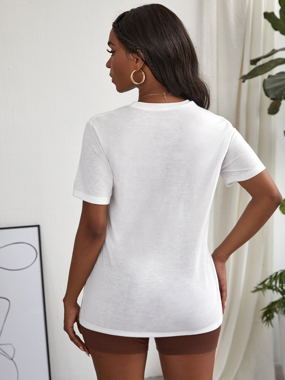 Letter & Graphic Print Tee