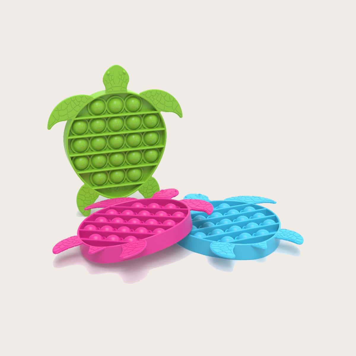 

1pc Random Turtle Stress Relief Bubble Toy, Multicolor
