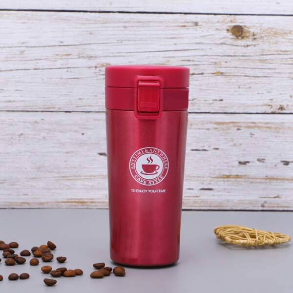 

1pc Portable Coffee Vacuum Cup, Red