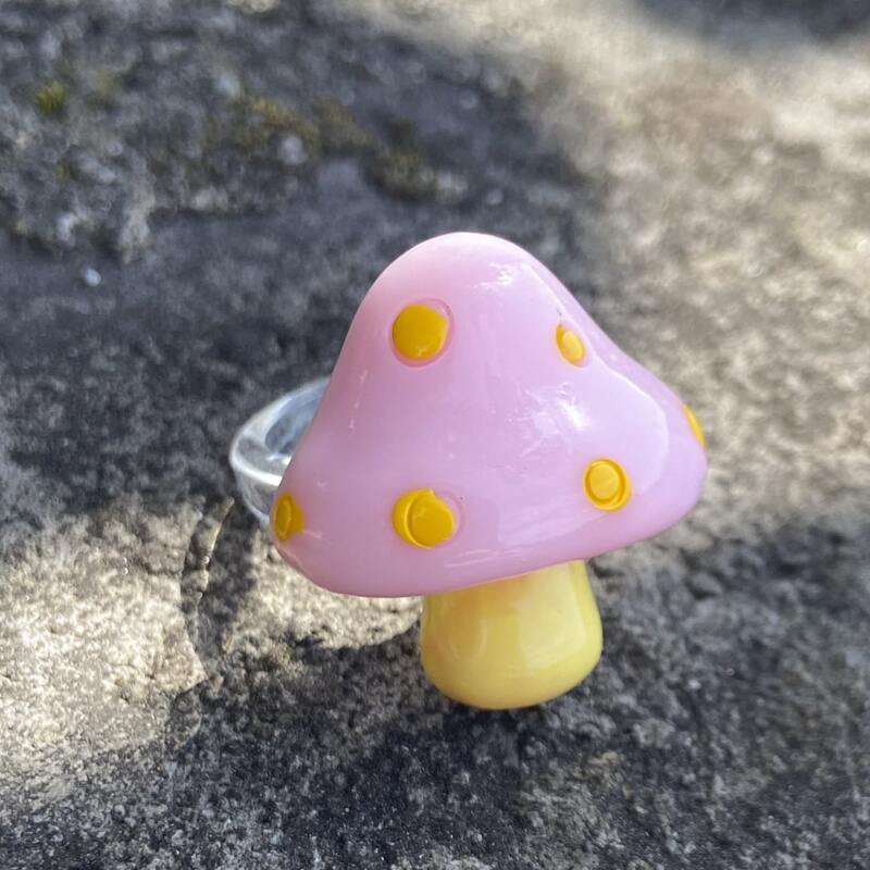 

Mushroom Decor Ring, Pink