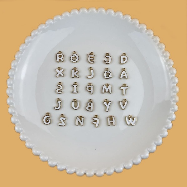 

Letter DIY Jewelry Accessory, White