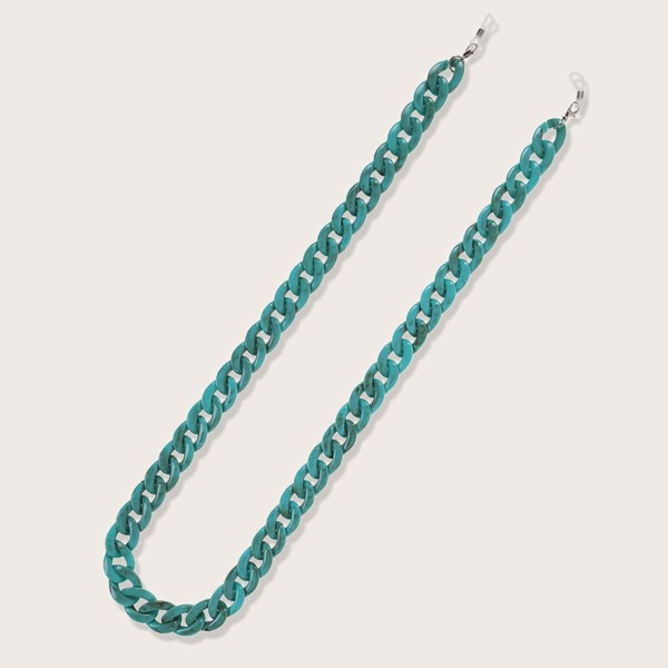 

Acrylic Face Mask Chain, Olive green