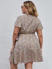 SHEIN Unity Đầm Plus Size Trọn gói Họa tiết hoa Boho - Nhiều màu - Xem 2