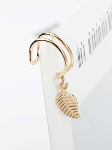 Bịt tai chi tiết hình lá - Vàng - Xem 2