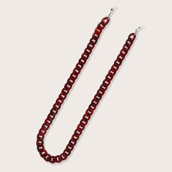 

Acrylic Face Mask Chain, Rusty rose